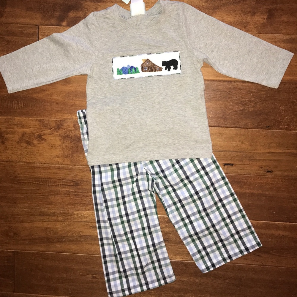Smocked Blue Ridge Cabin Set